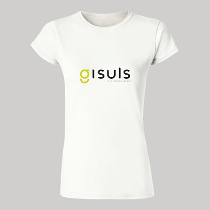 Playera Manga Corta Mujer Blanco Personalizable Logo