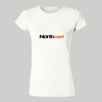 Playera Manga Corta Mujer Blanco Personalizable Logo