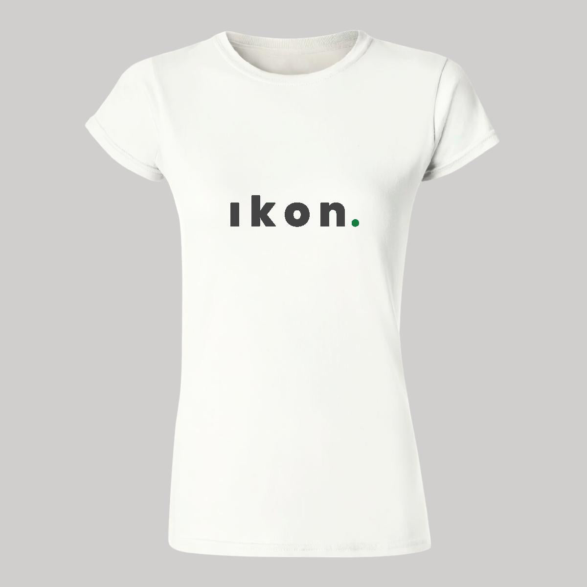 Playera Manga Corta Mujer Blanco Personalizable Logo