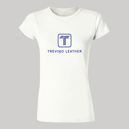 Playera Manga Corta Mujer Blanco Personalizable Logo