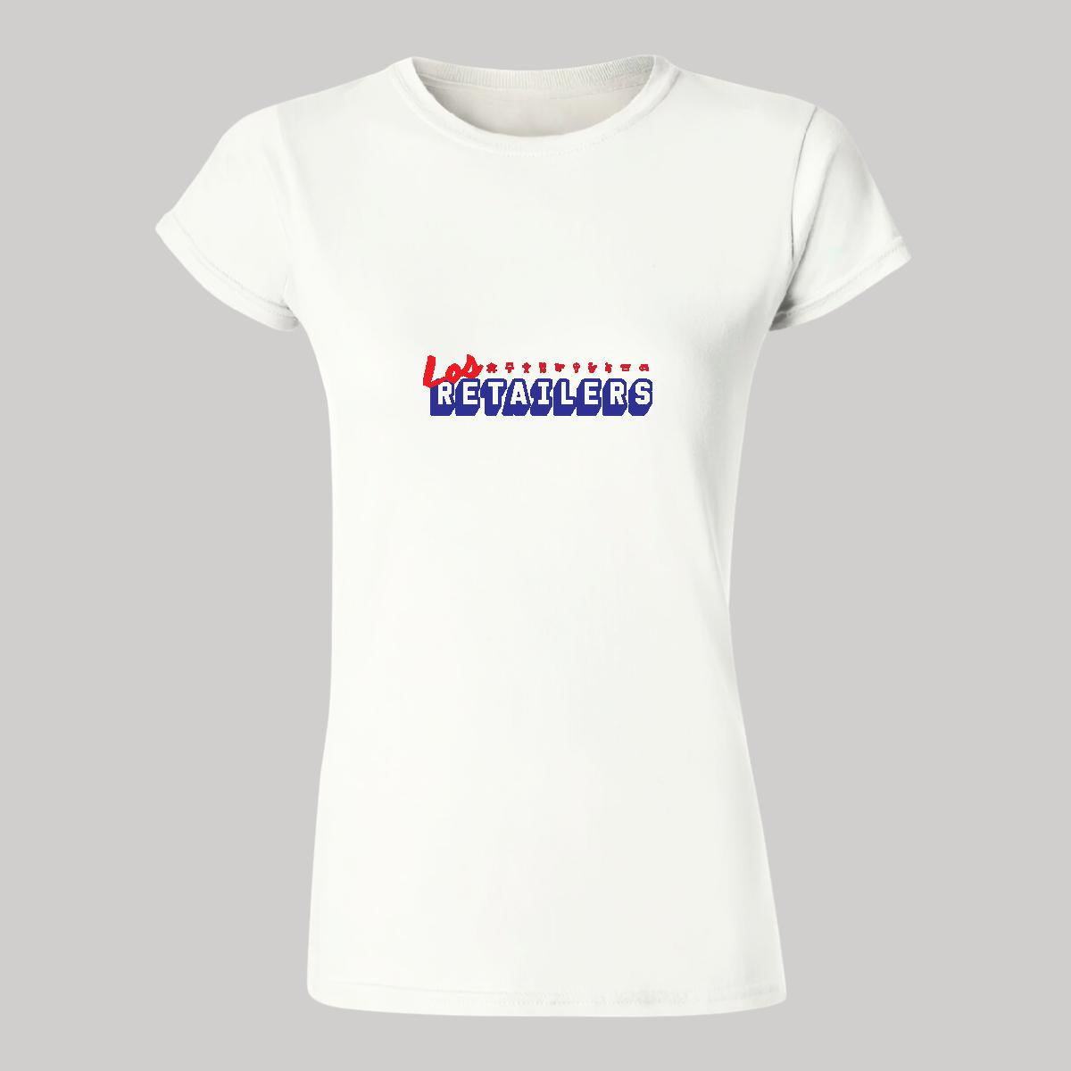 Playera Manga Corta Mujer Blanco Personalizable Logo