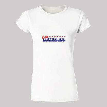 Playera Manga Corta Mujer Blanco Personalizable Logo