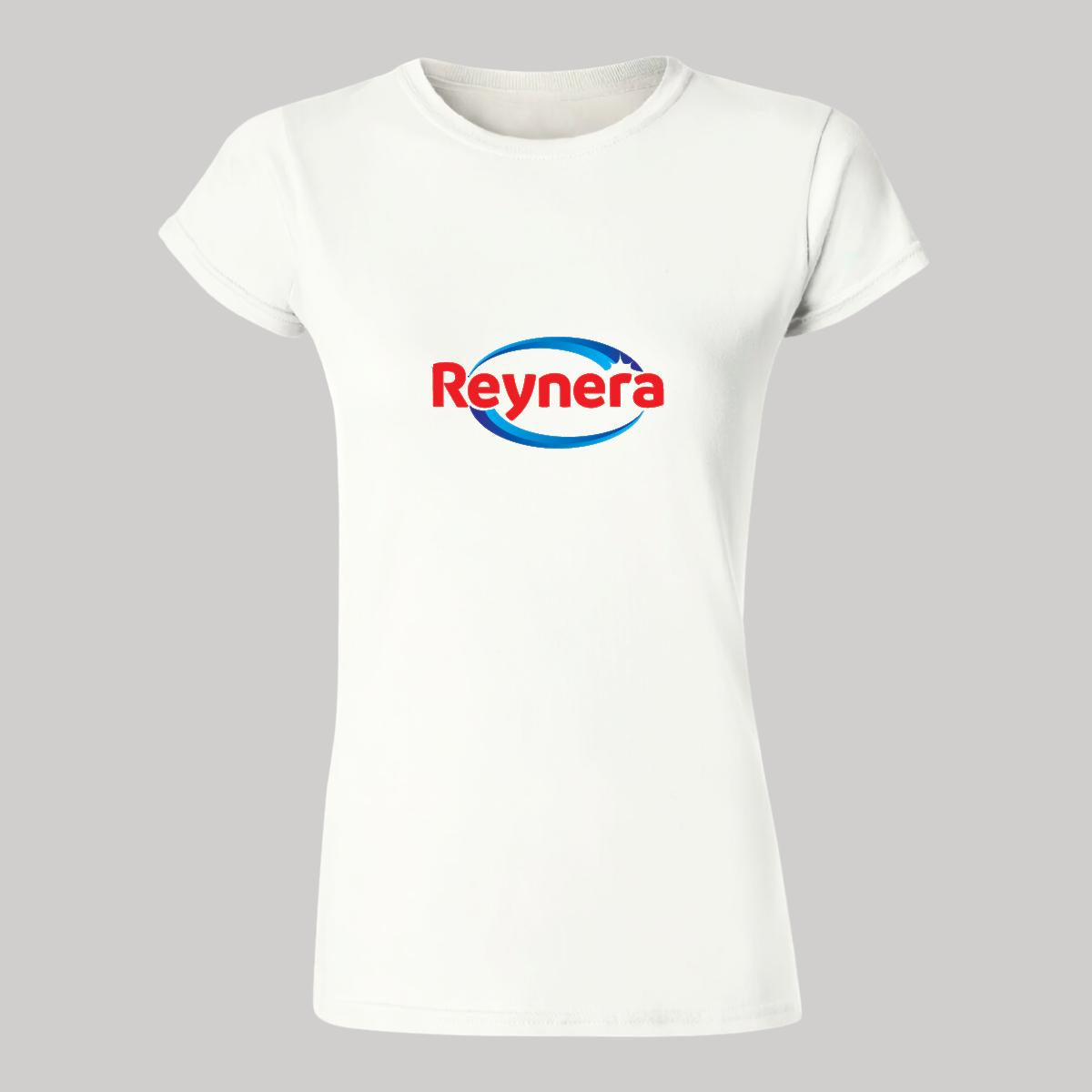 Playera Manga Corta Mujer Blanco Personalizable Logo