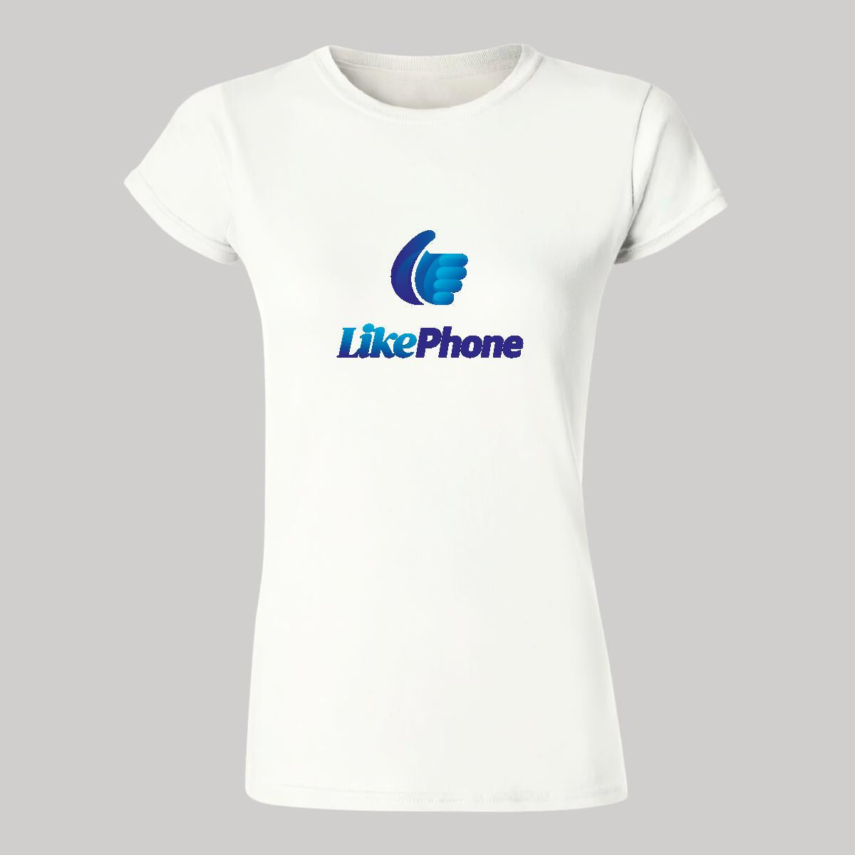Playera Manga Corta Mujer Blanco Personalizable Logo