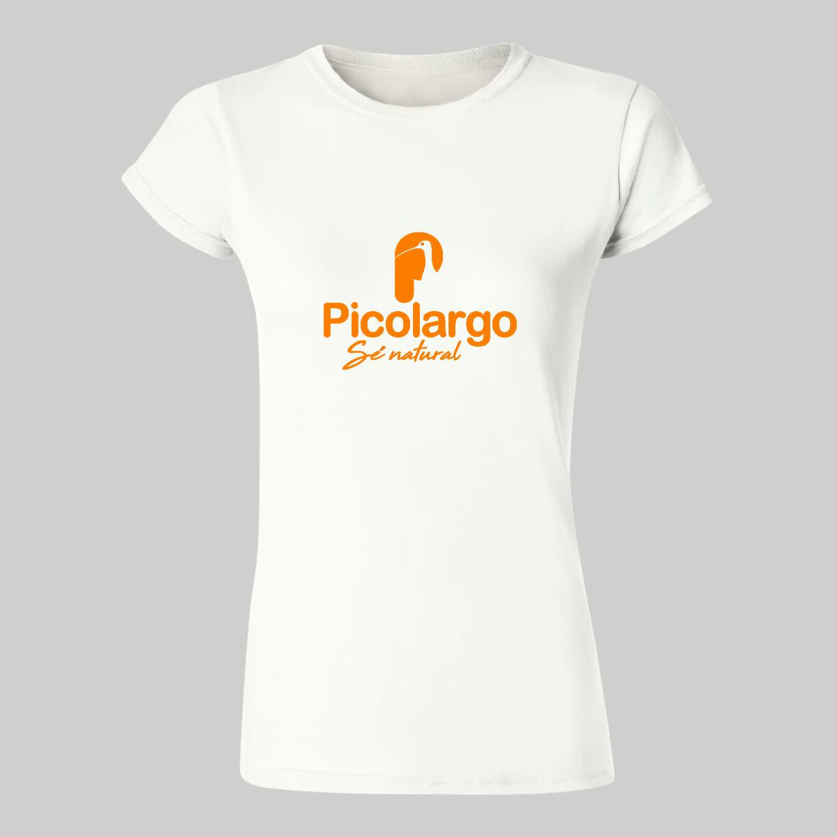 Playera Manga Corta Mujer Blanco Personalizable Logo