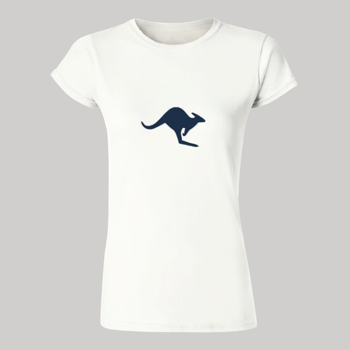 Playera Manga Corta Mujer Blanco Personalizable Logo