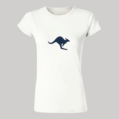 Playera Manga Corta Mujer Blanco Personalizable Logo