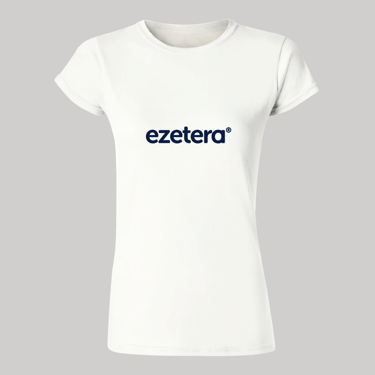Playera Manga Corta Mujer Blanco Personalizable Logo