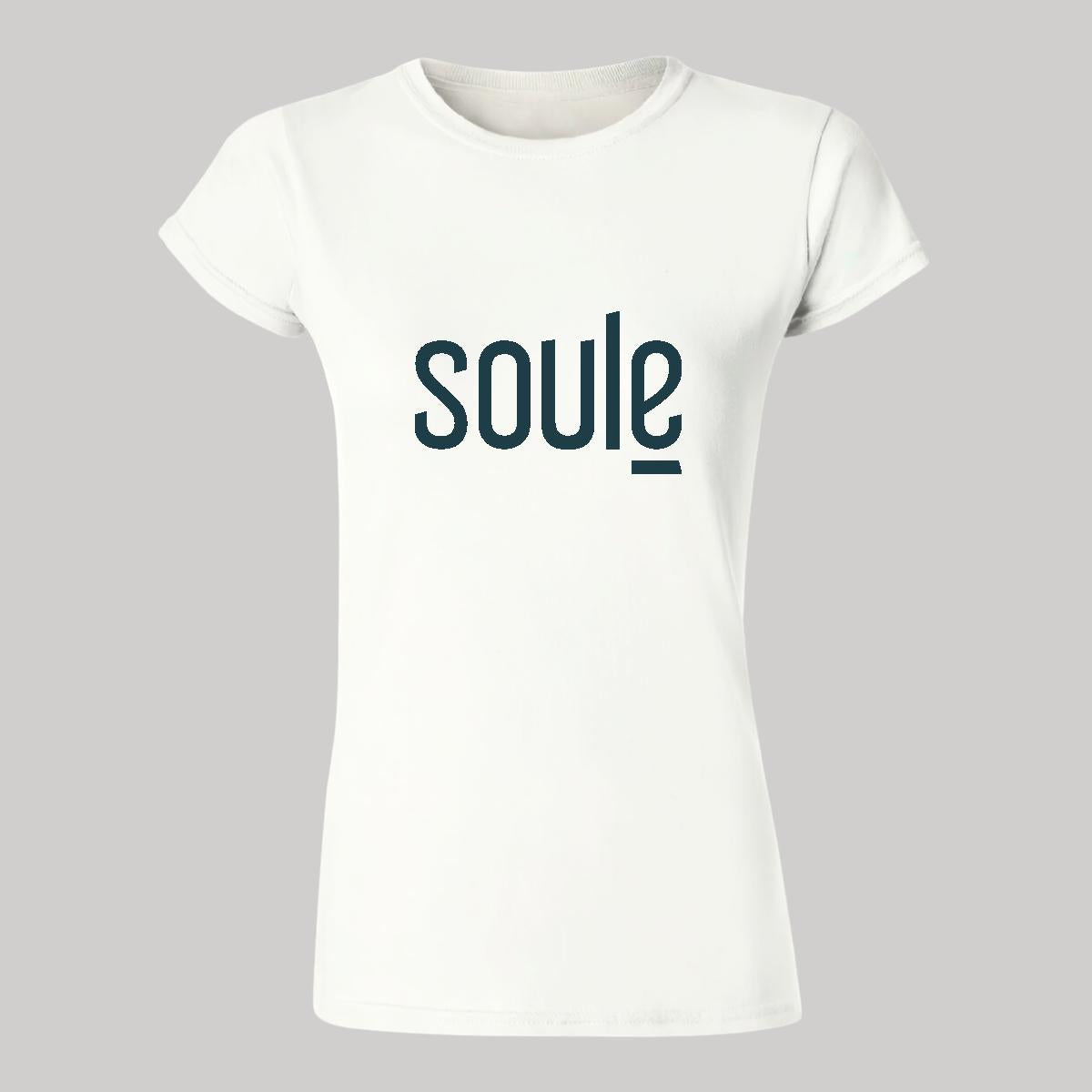 Playera Manga Corta Mujer Blanco Personalizable Logo