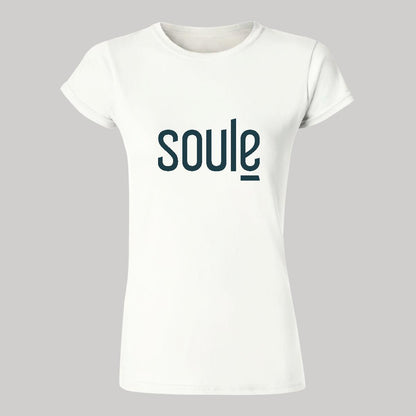 Playera Manga Corta Mujer Blanco Personalizable Logo