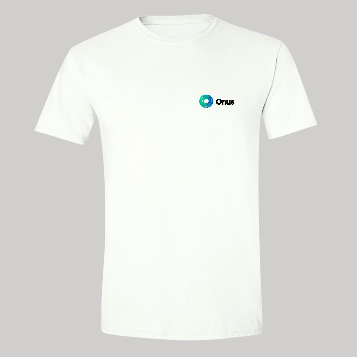 Playera Manga Corta Hombre Blanco Personalizable Escudo