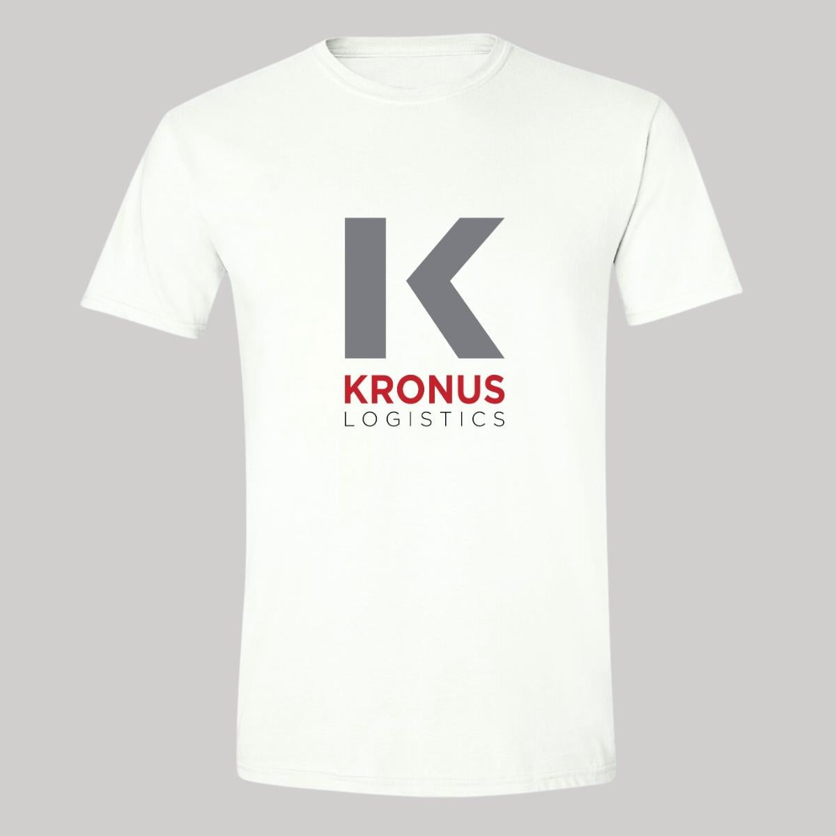 Playera Manga Corta Hombre Blanco Personalizable Logo