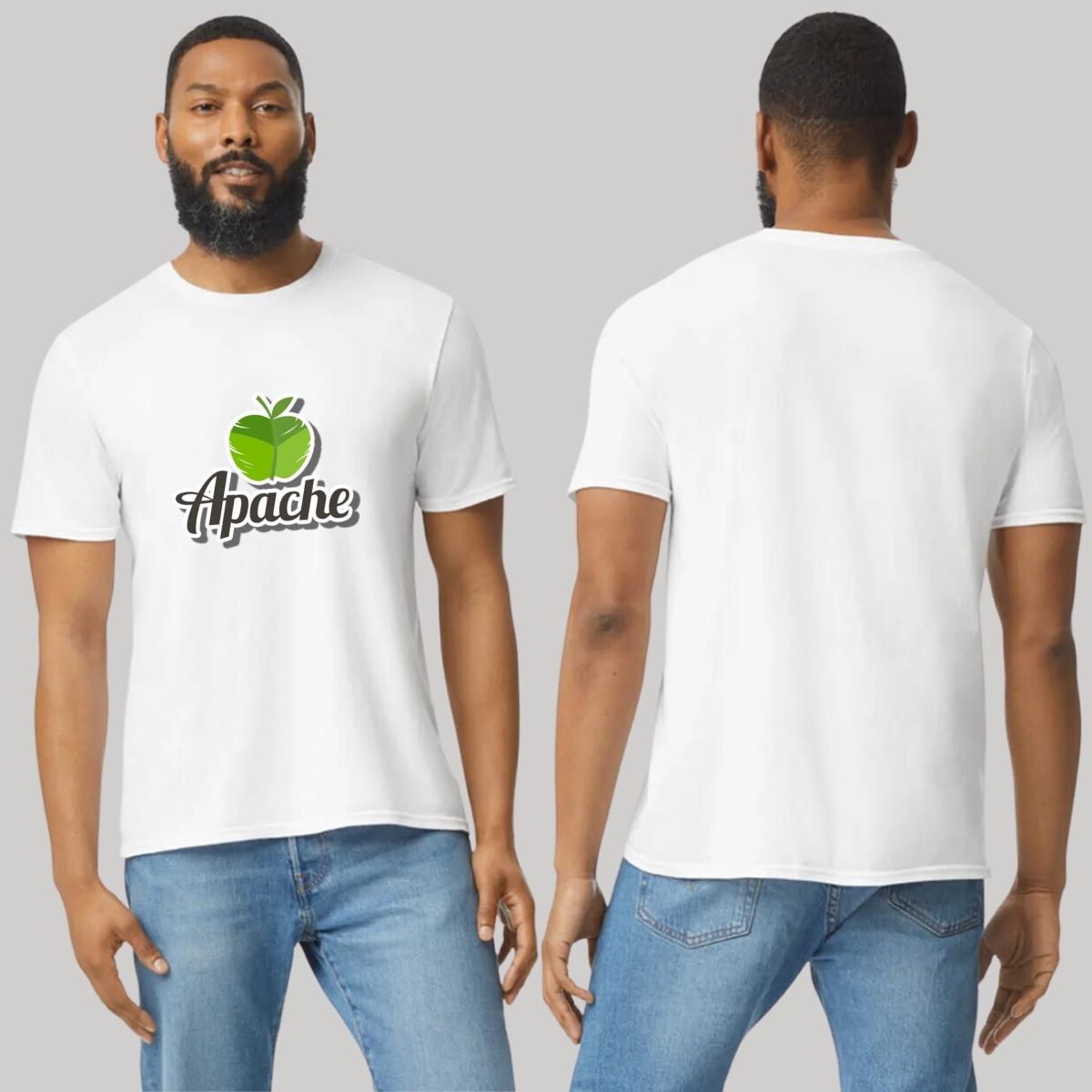 Playera Manga Corta Hombre Blanco Personalizable Logo