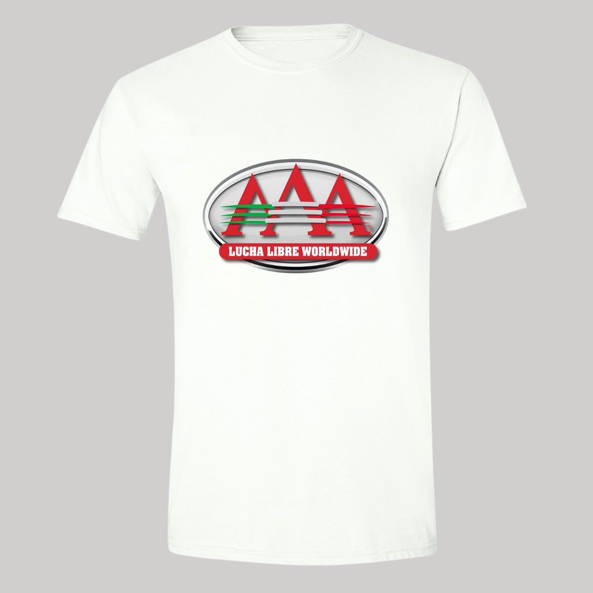 Playera Manga Corta Hombre Blanco Personalizable Logo
