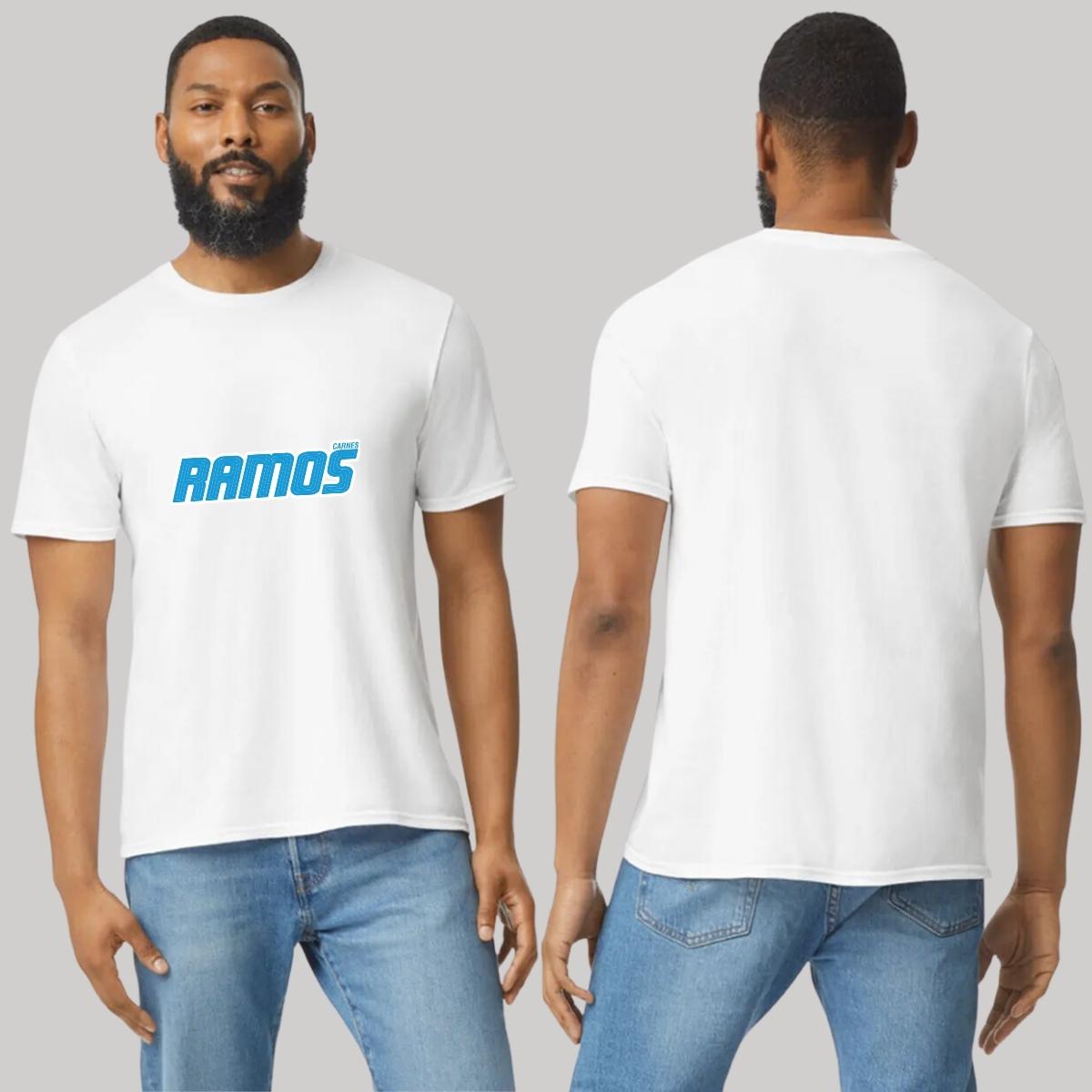 Playera Manga Corta Hombre Blanco Personalizable Logo