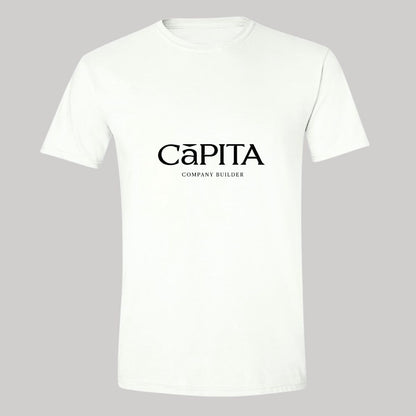 Playera Manga Corta Hombre Blanco Personalizable Logo