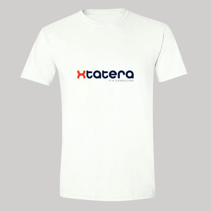 Playera Manga Corta Hombre Blanco Personalizable Logo