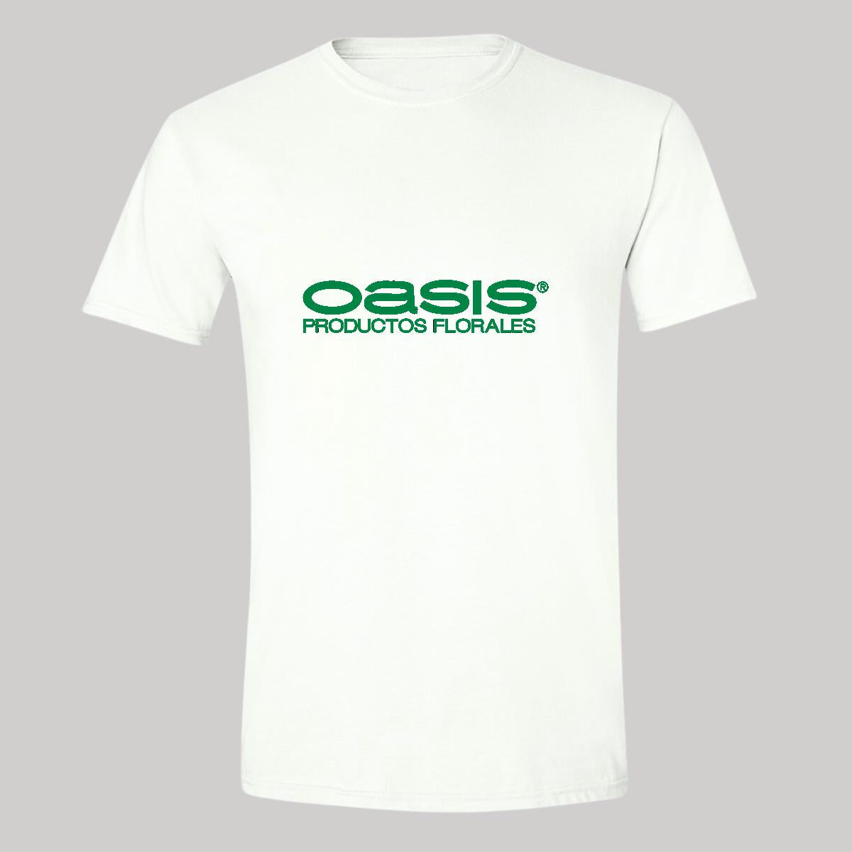 Playera Manga Corta Hombre Blanco Personalizable Logo