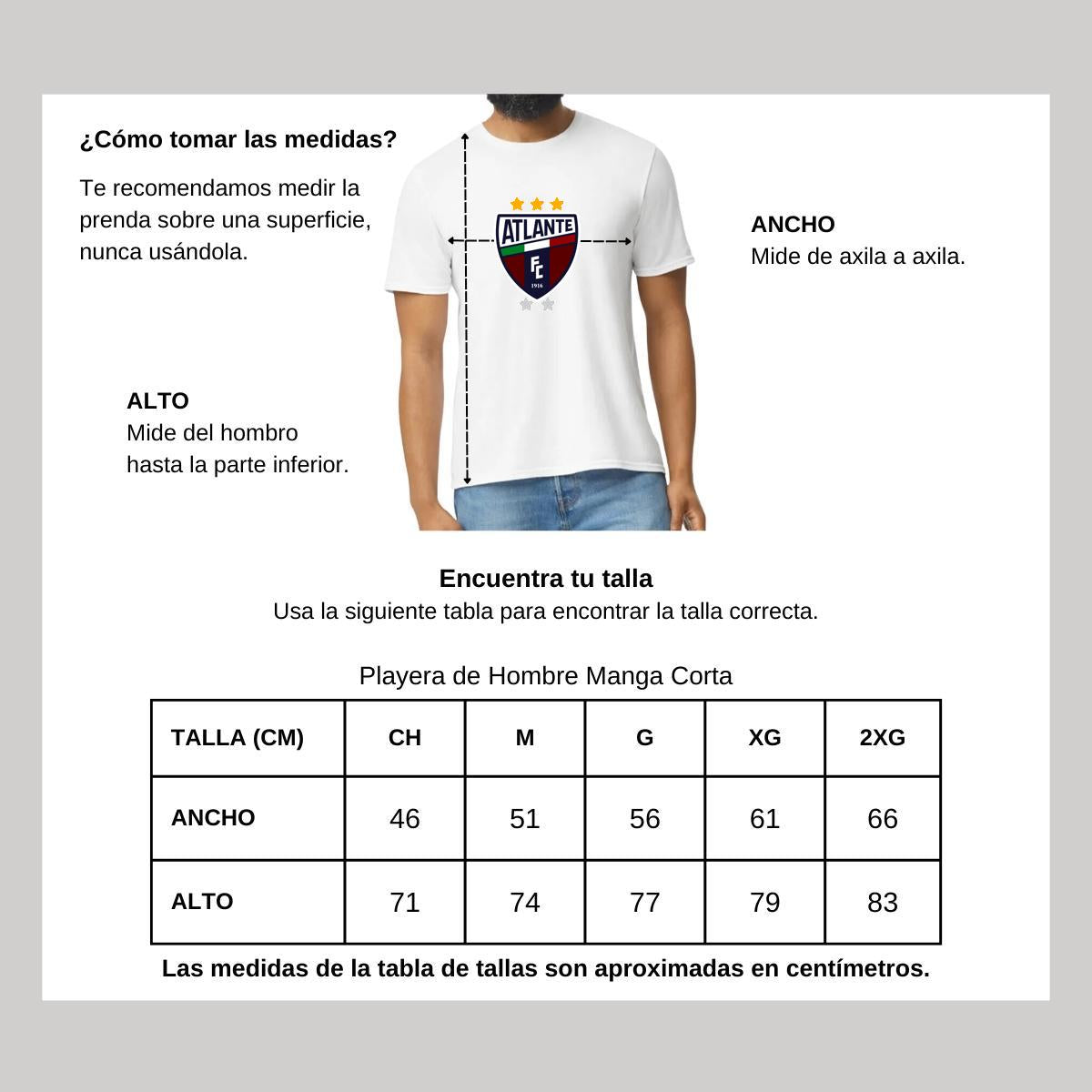 Playera Manga Corta Hombre Blanco Personalizable Logo