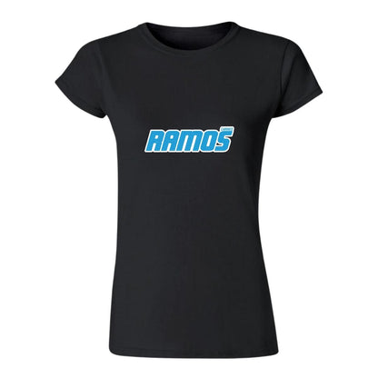 Playera Manga Corta Mujer Negro Personalizable Logo