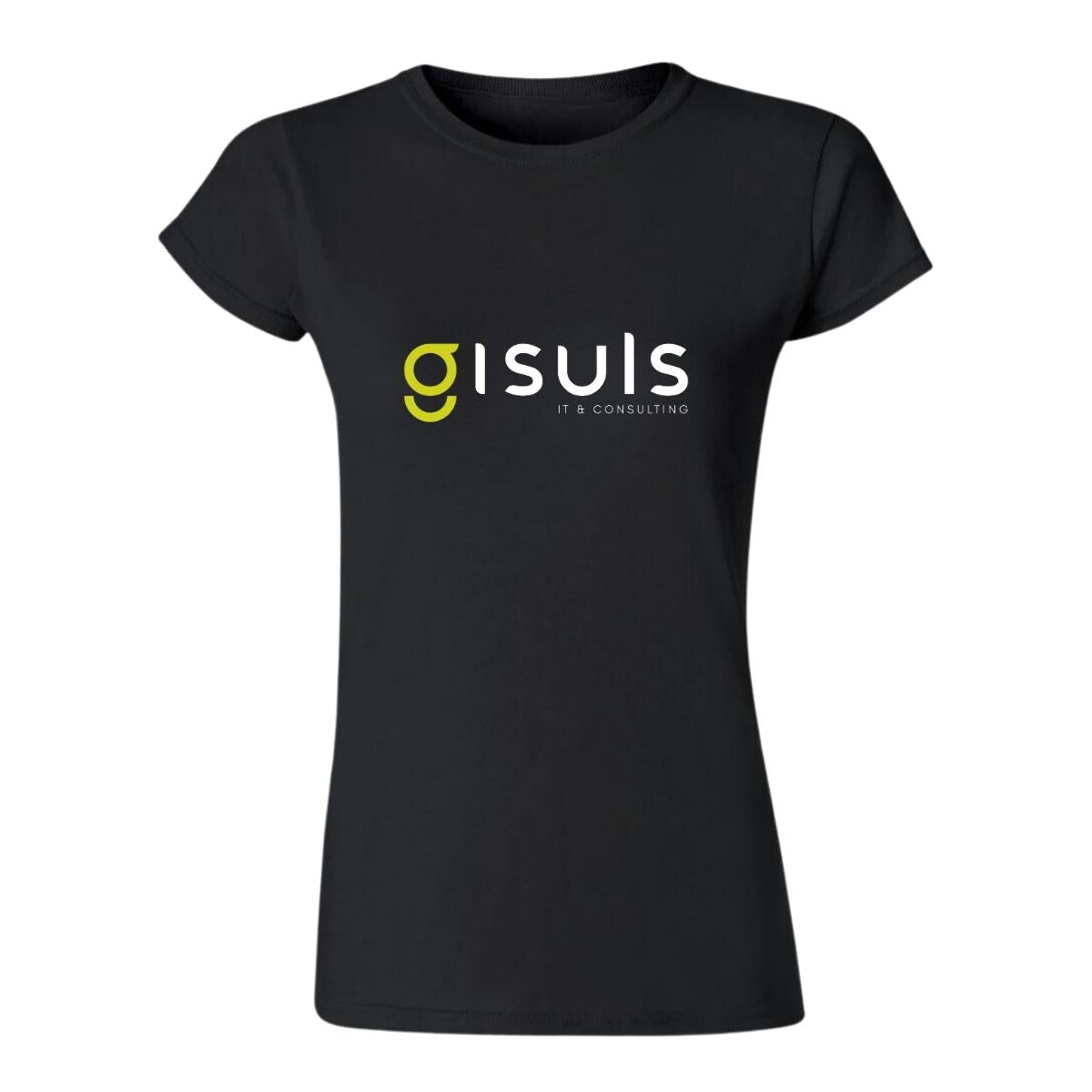 Playera Manga Corta Mujer Negro Personalizable Logo