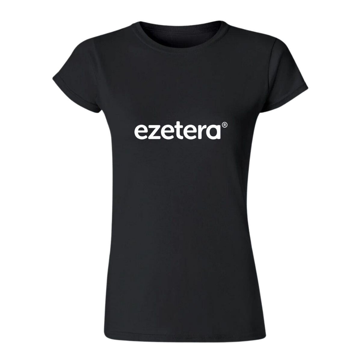 Playera Manga Corta Mujer Negro Personalizable Logo