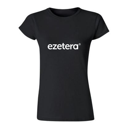 Playera Manga Corta Mujer Negro Personalizable Logo