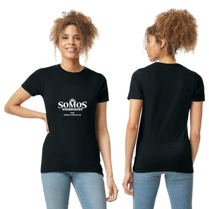 Playera Manga Corta Mujer Negro Personalizable Logo