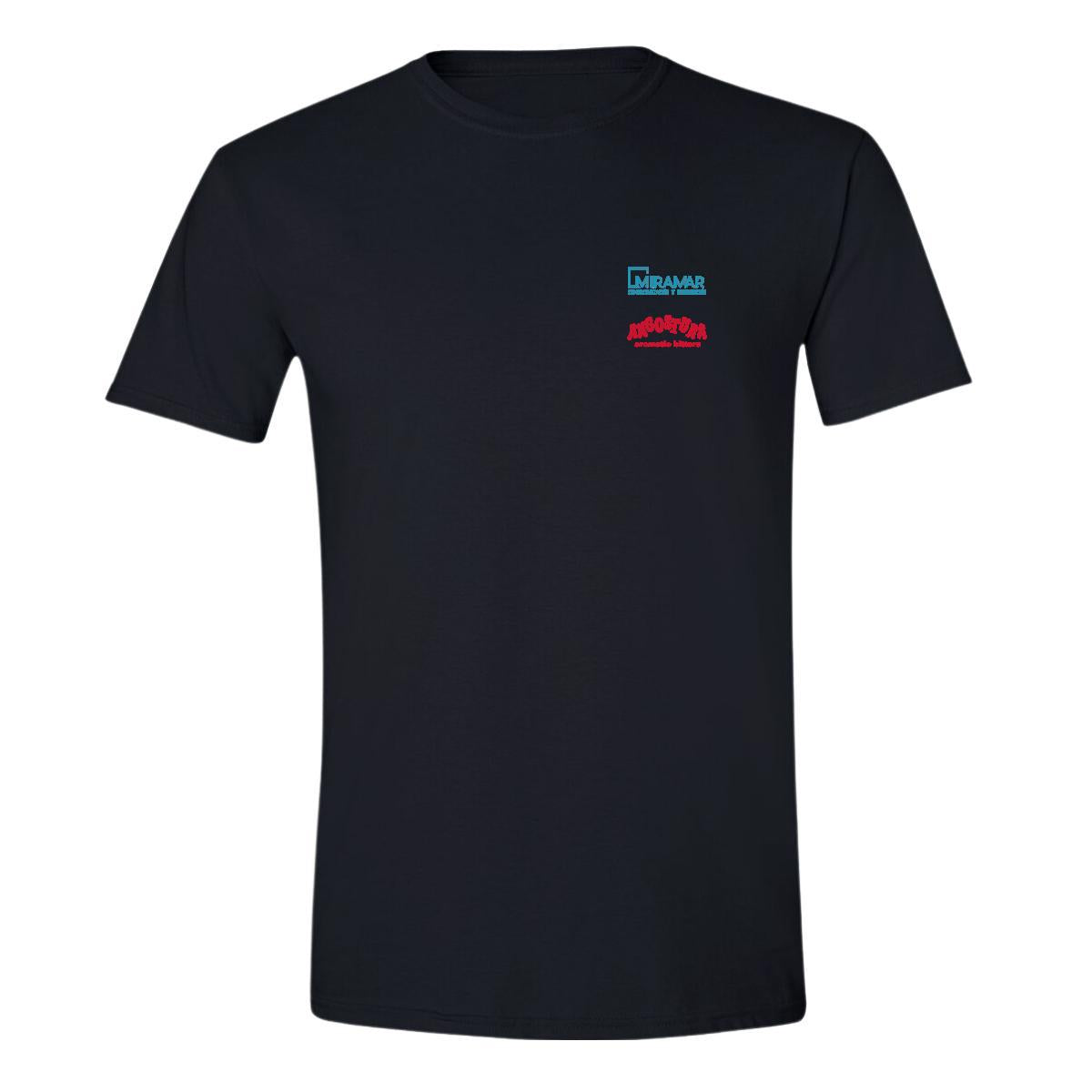 Playera Manga Corta Hombre Negro Personalizable Escudo