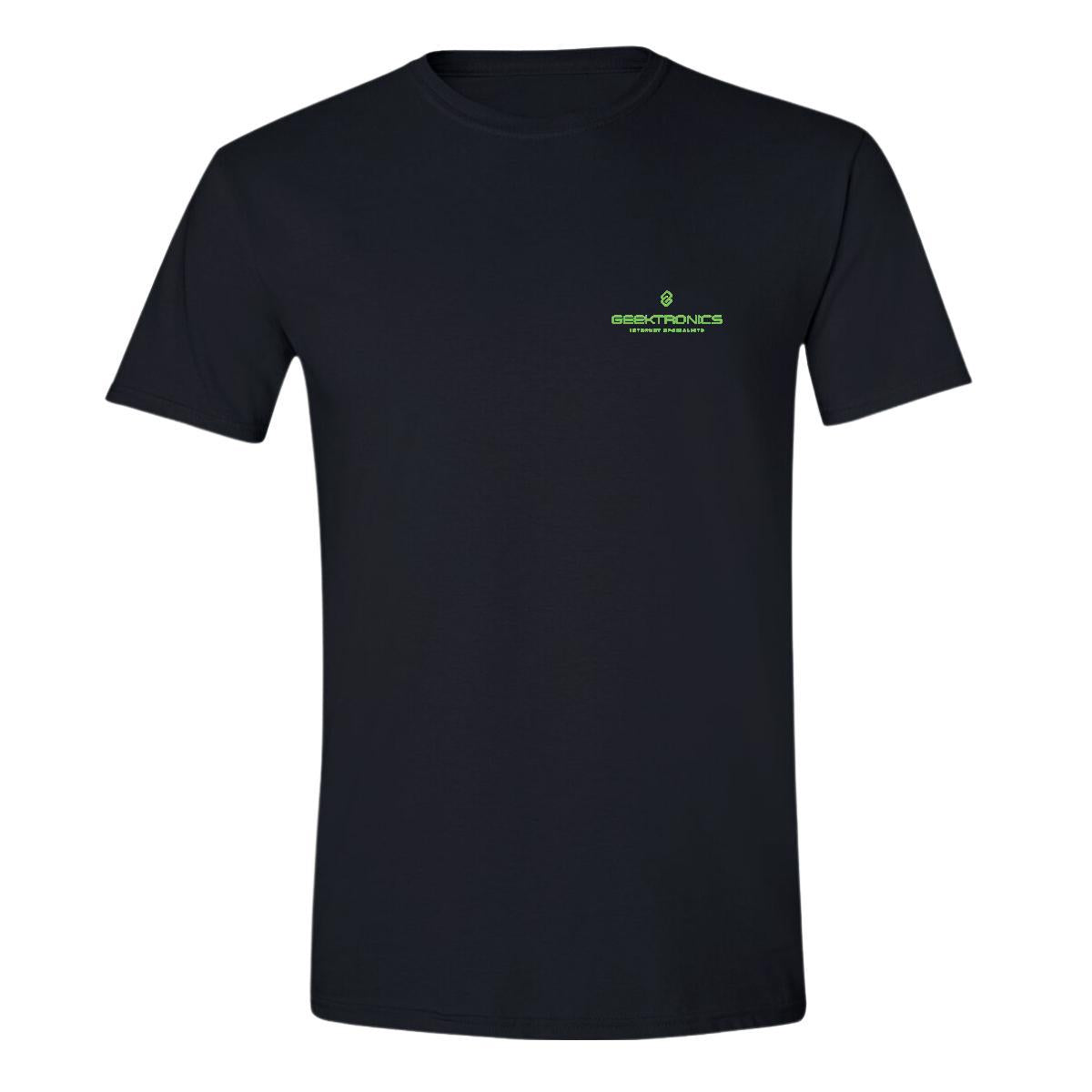 Playera Manga Corta Hombre Negro Personalizable Escudo