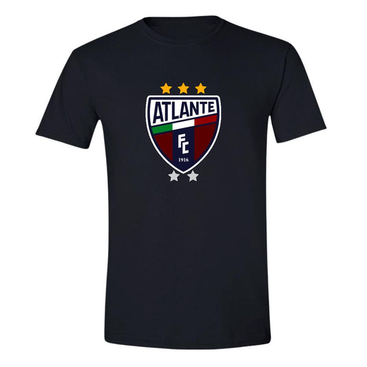 Playera Manga Corta Hombre Negro Personalizable Logo
