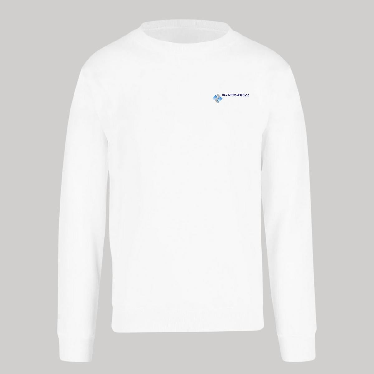 Sudadera Unisex Blanco Personalizable Escudo