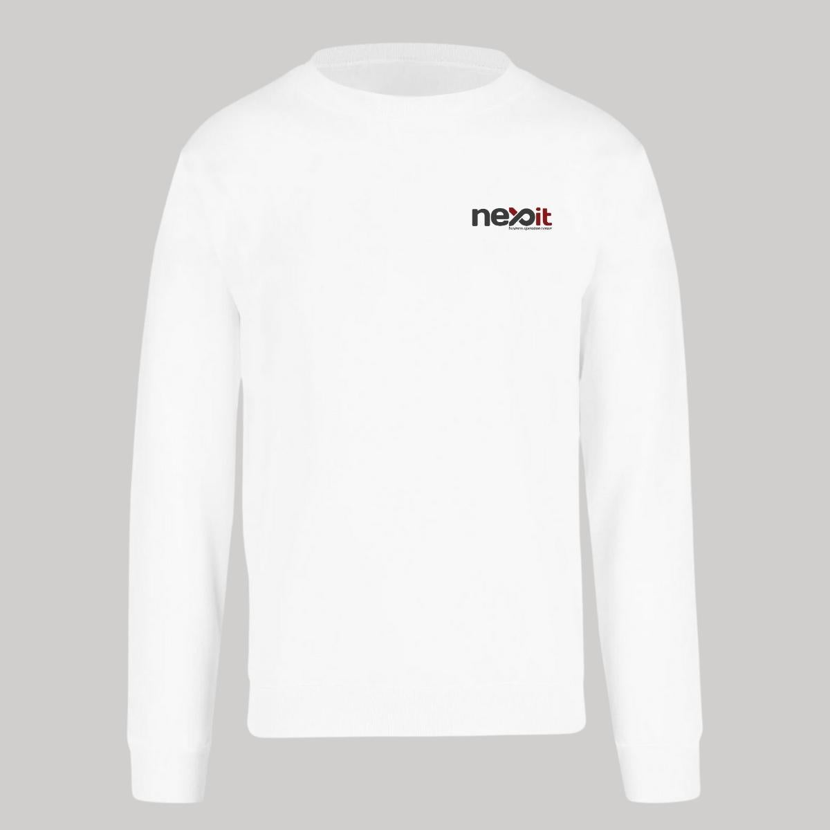 Sudadera Unisex Blanco Personalizable Escudo