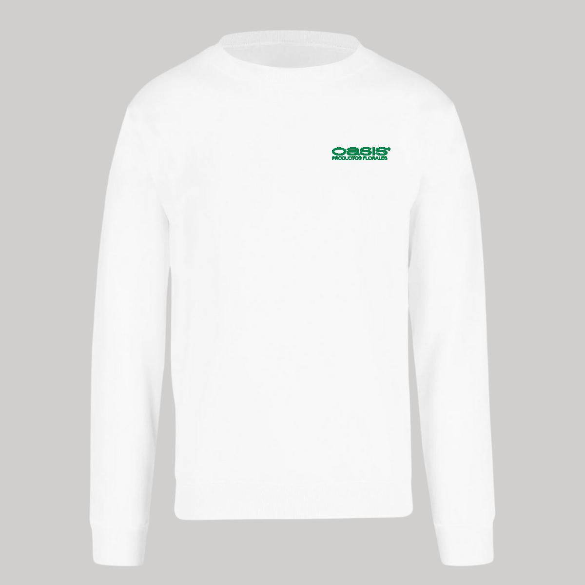 Sudadera Unisex Blanco Personalizable Escudo
