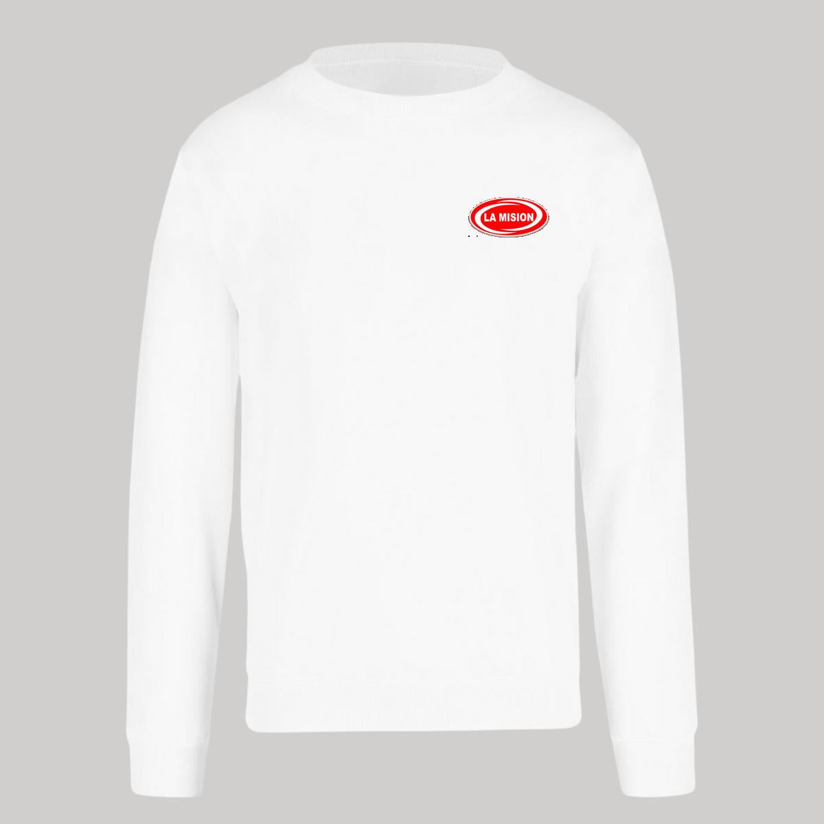 Sudadera Unisex Blanco Personalizable Escudo