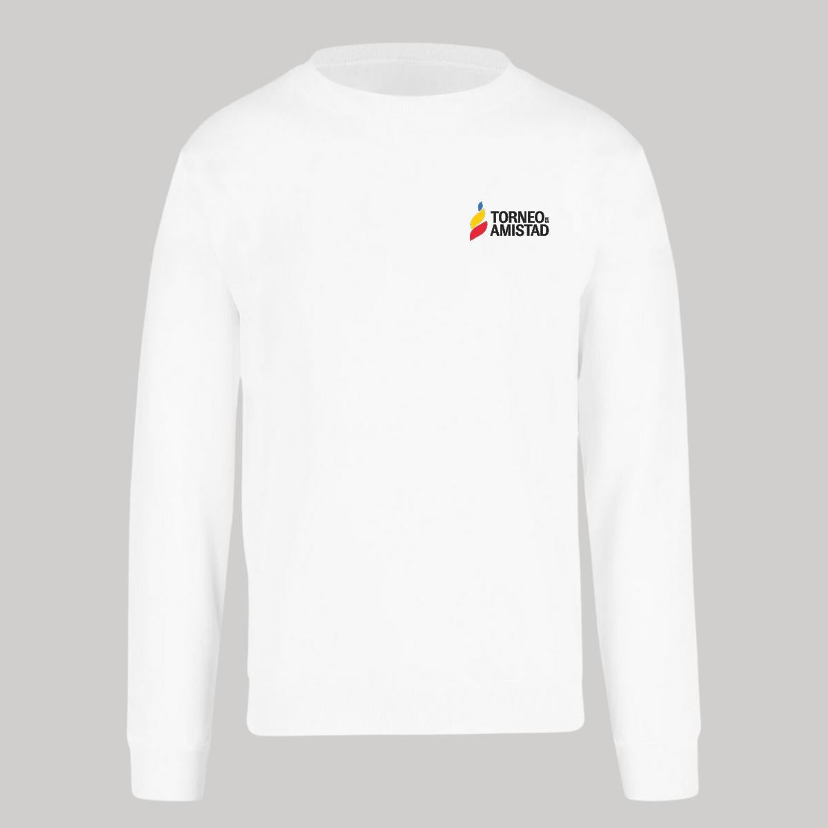 Sudadera Unisex Blanco Personalizable Escudo