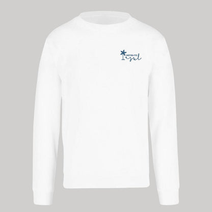 Sudadera Unisex Blanco Personalizable Escudo