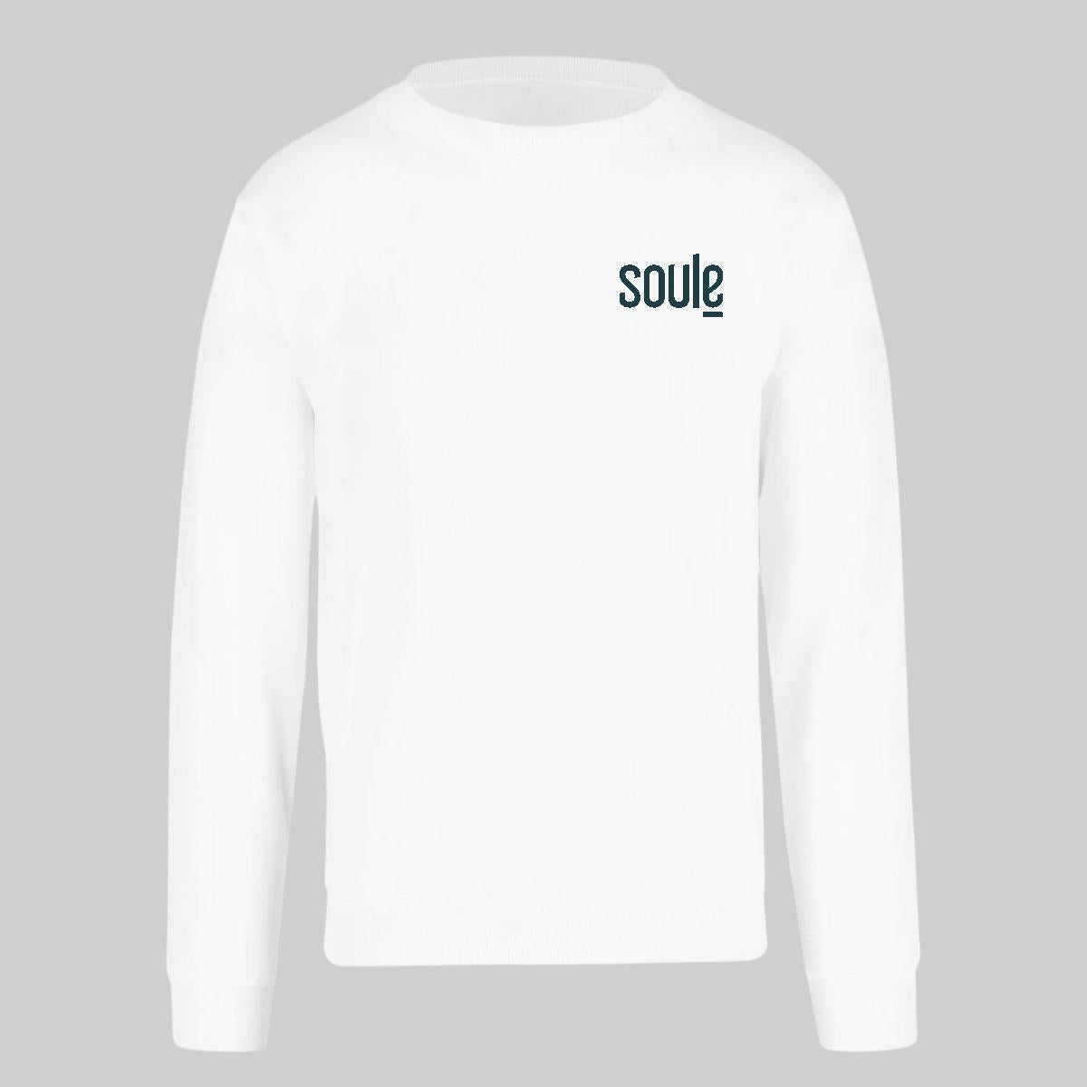 Sudadera Unisex Blanco Personalizable Escudo