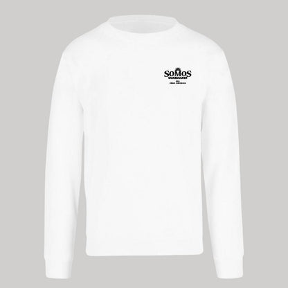 Sudadera Unisex Blanco Personalizable Escudo