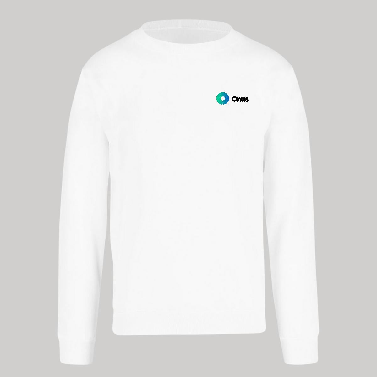 Sudadera Unisex Blanco Personalizable Escudo
