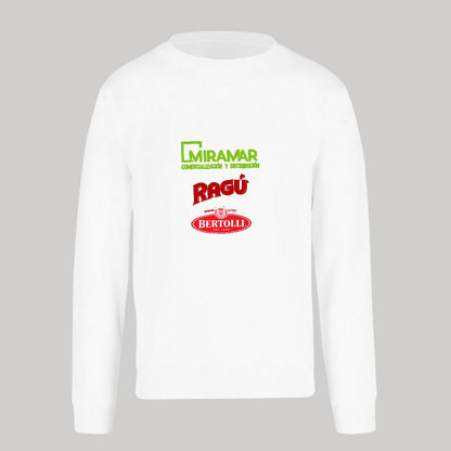 Sudadera Unisex Blanco Personalizable Logo