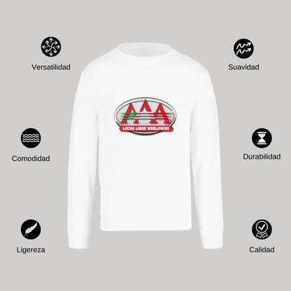 Sudadera Unisex Blanco Personalizable Logo