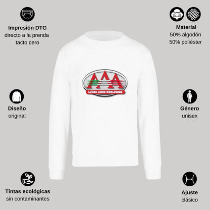 Sudadera Unisex Blanco Personalizable Logo
