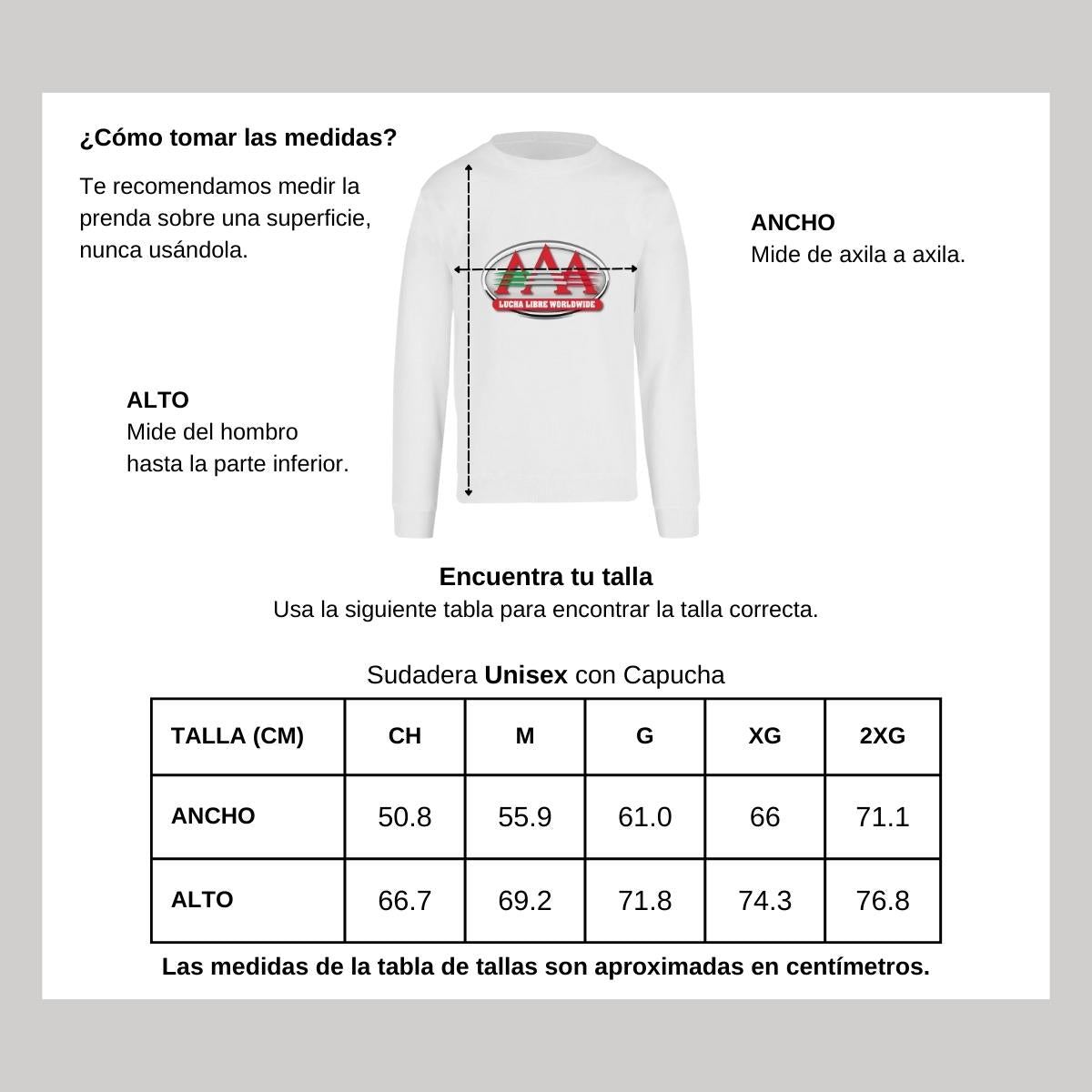 Sudadera Unisex Blanco Personalizable Logo