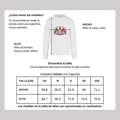 Sudadera Unisex Blanco Personalizable Logo