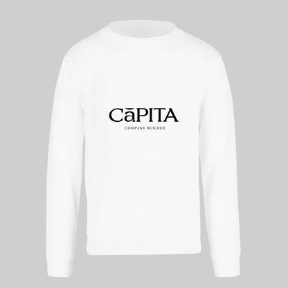 Sudadera Unisex Blanco Personalizable Logo