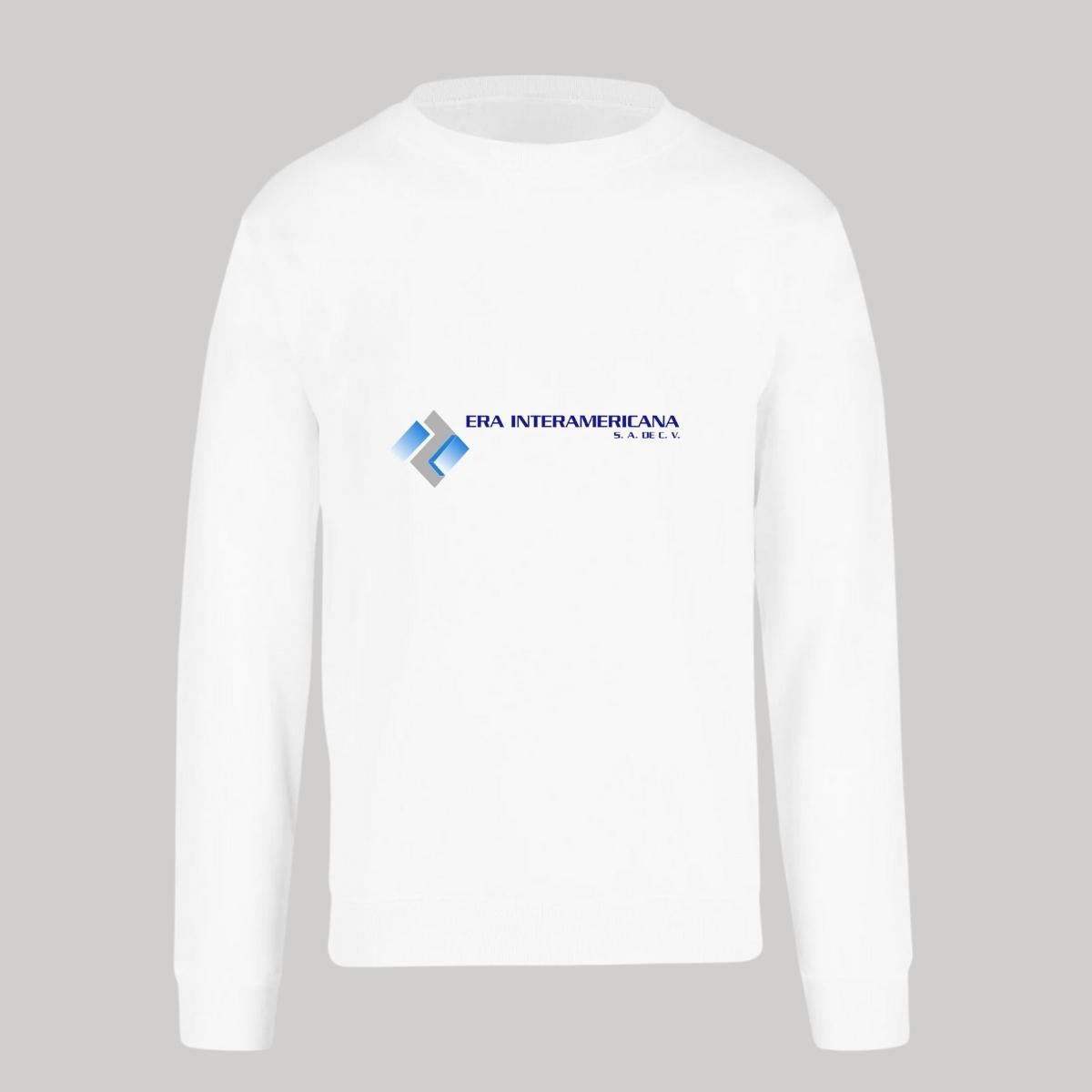 Sudadera Unisex Blanco Personalizable Logo