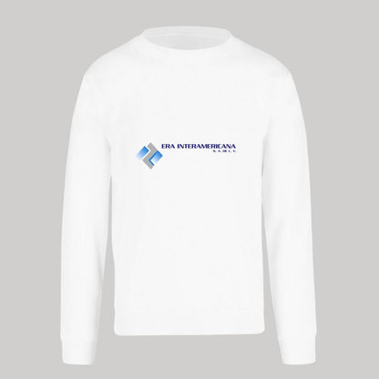 Sudadera Unisex Blanco Personalizable Logo