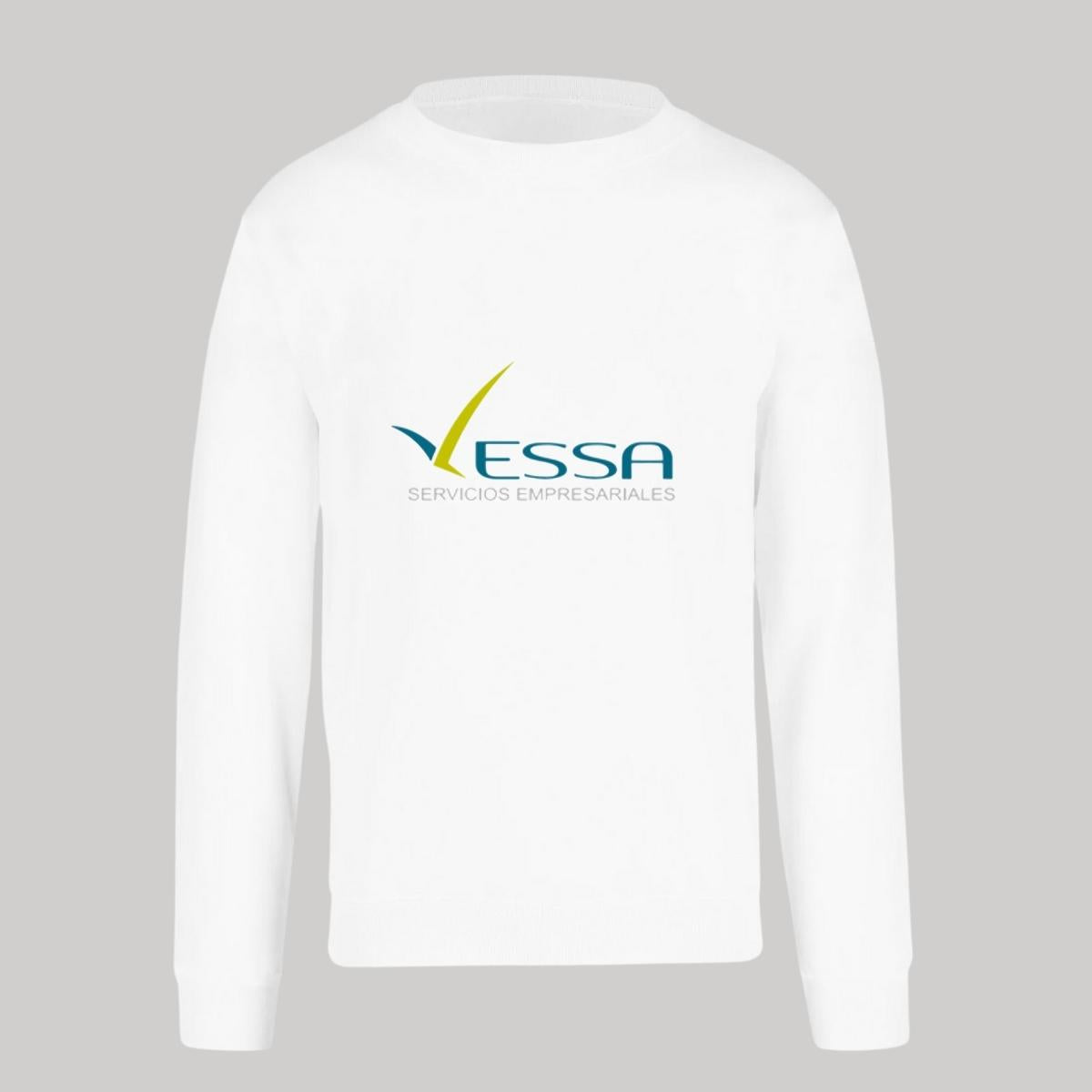 Sudadera Unisex Blanco Personalizable Logo