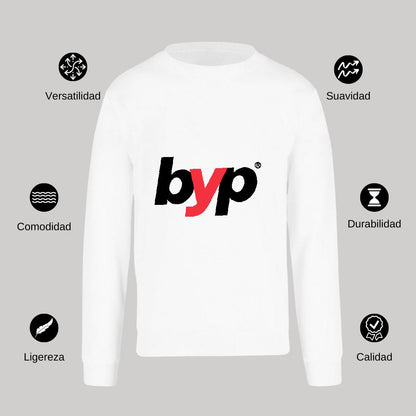Sudadera Unisex Blanco Personalizable Logo